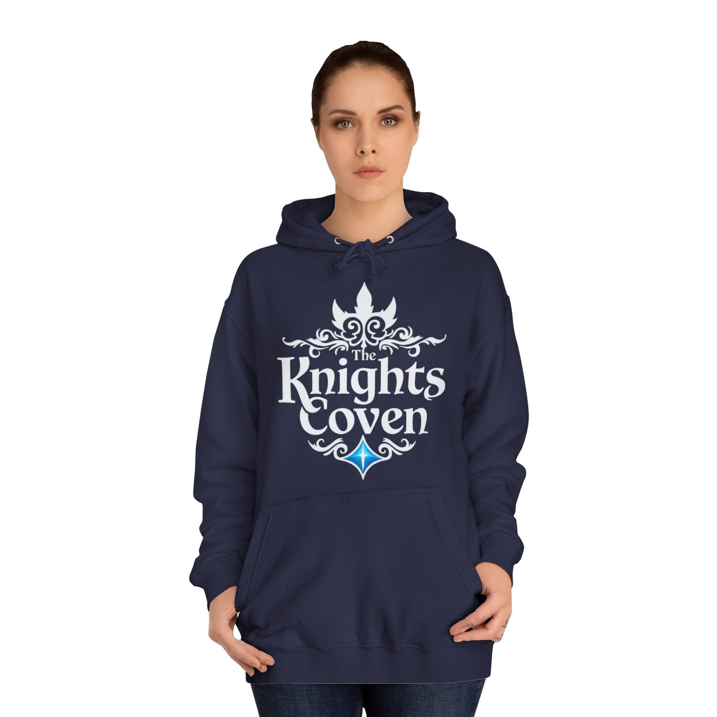 Knights Coven College Hoodie – Gothic Crest Campus Pullover
