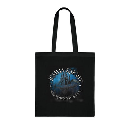 Jemma Knight Castle Graphic Tote Bag — Gothic Fantasy Book Lover Cotton Tote