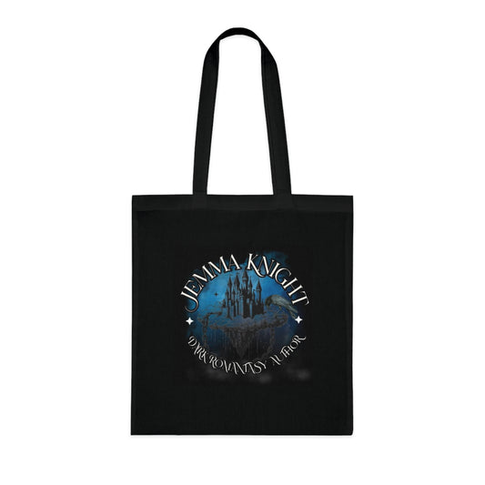 Jemma Knight Castle Graphic Tote Bag — Gothic Fantasy Book Lover Cotton Tote