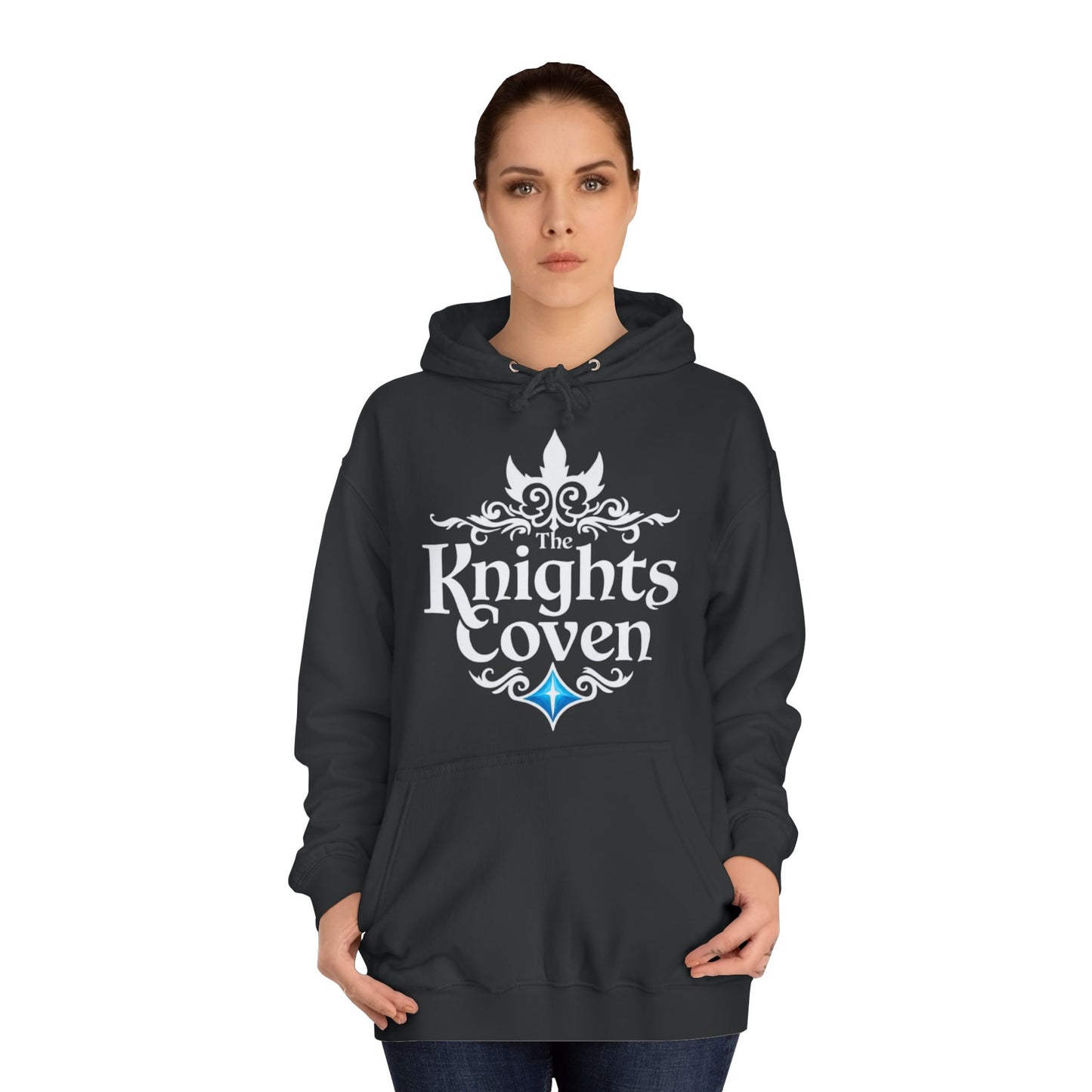 Knights Coven College Hoodie – Gothic Crest Campus Pullover