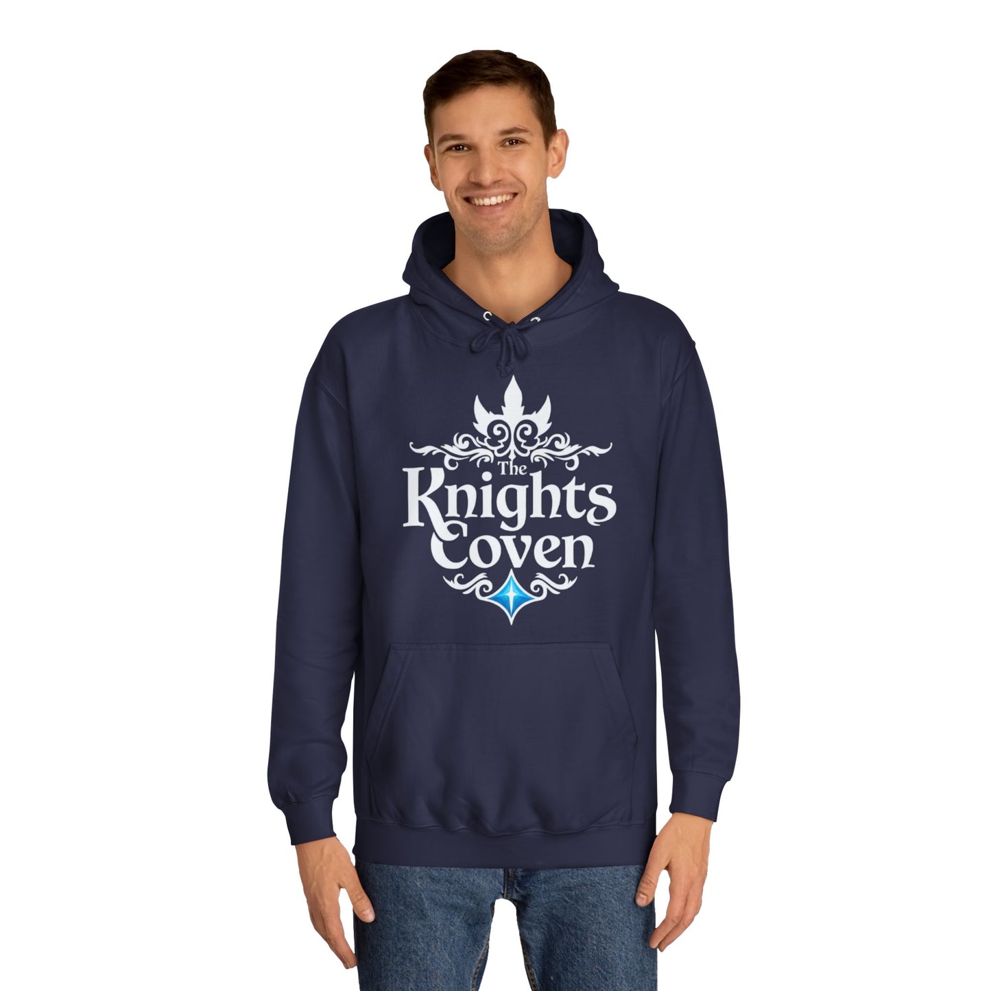 Knights Coven College Hoodie – Gothic Crest Campus Pullover