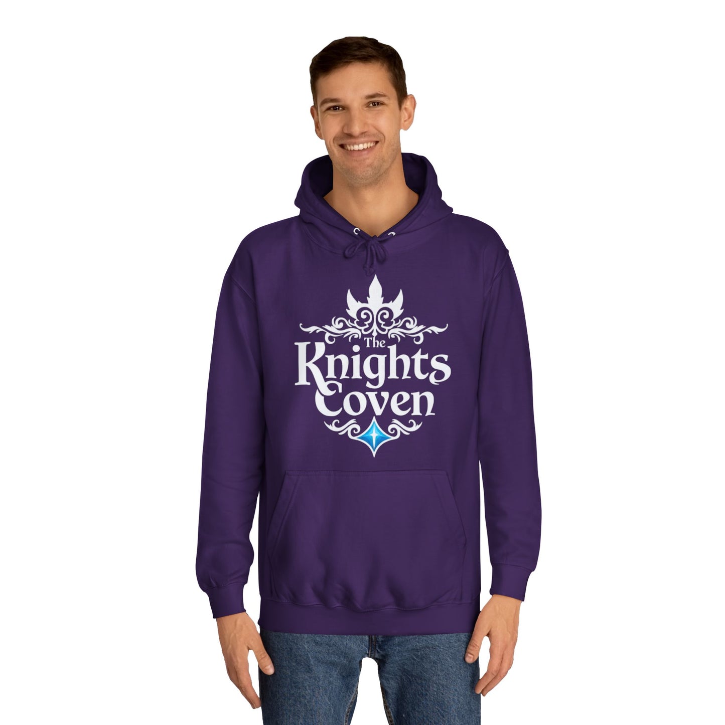 Knights Coven College Hoodie – Gothic Crest Campus Pullover