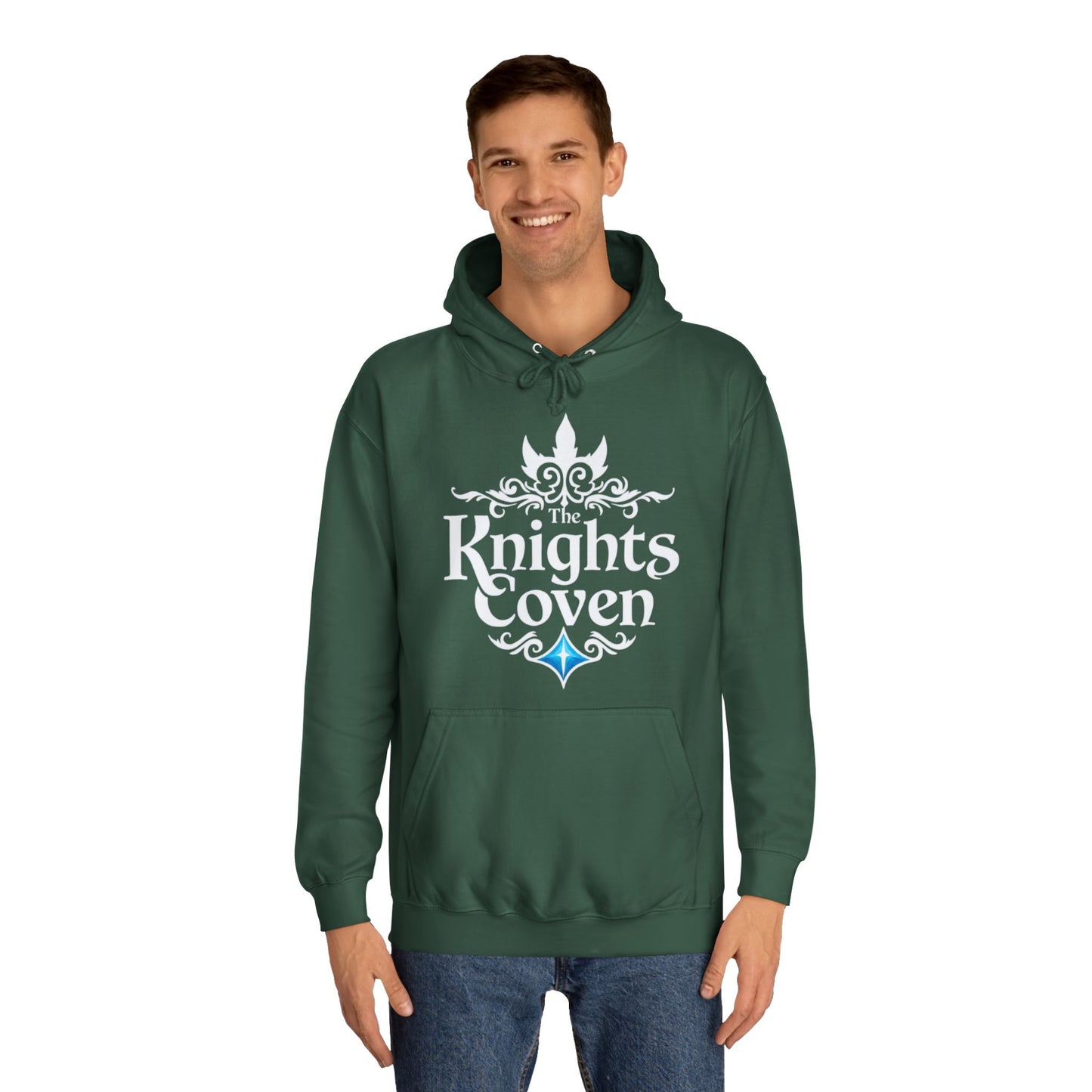 Knights Coven College Hoodie – Gothic Crest Campus Pullover