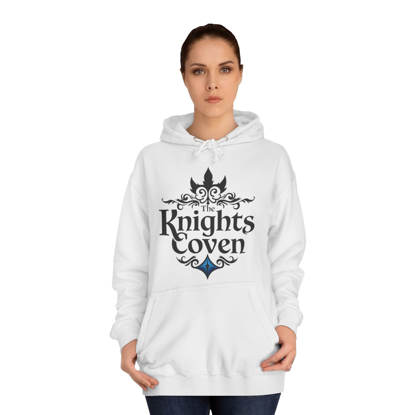 Knights Coven College Hoodie – Gothic Crest Campus Pullover
